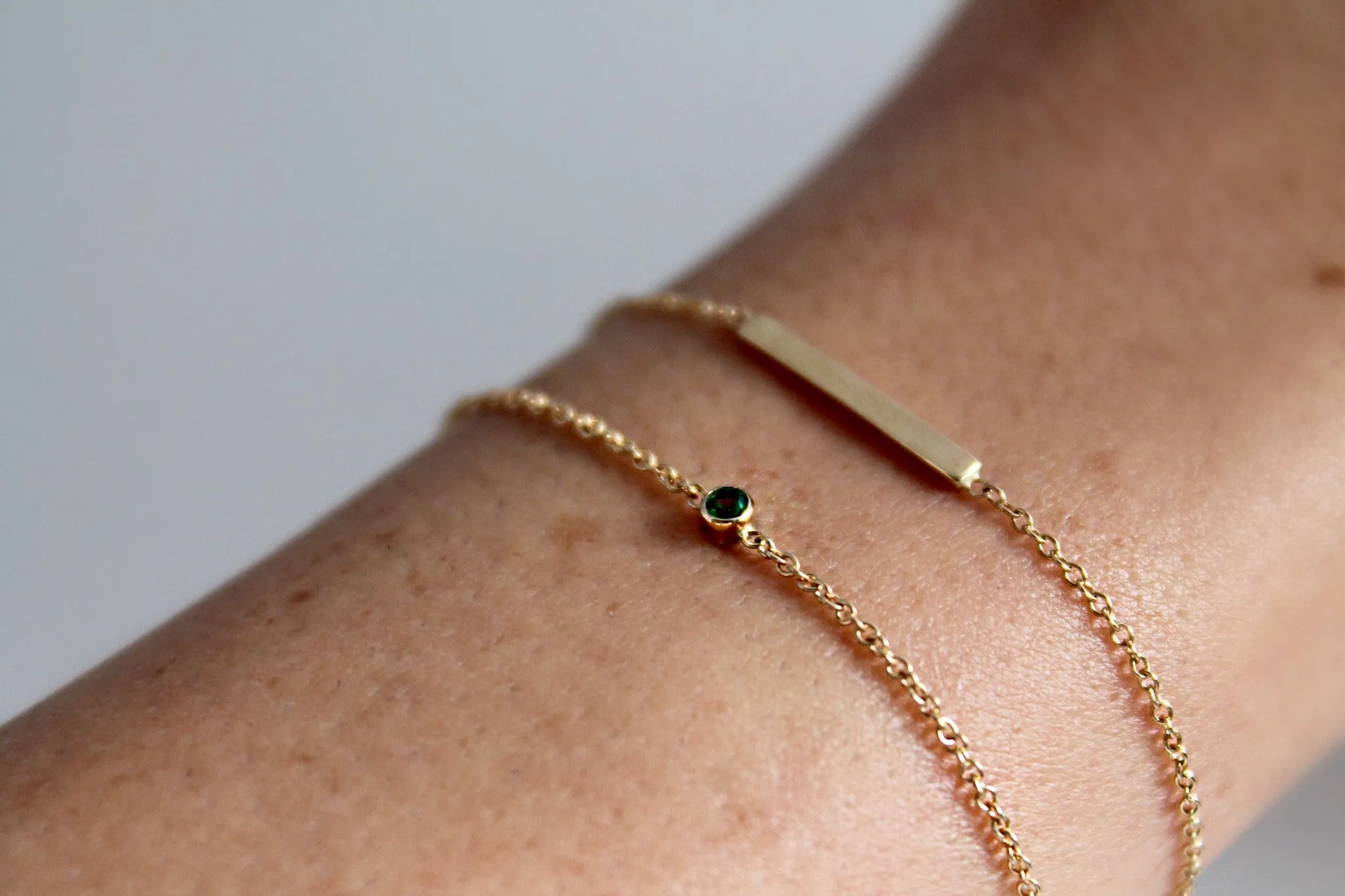 15MM TINY BAR BRACELET