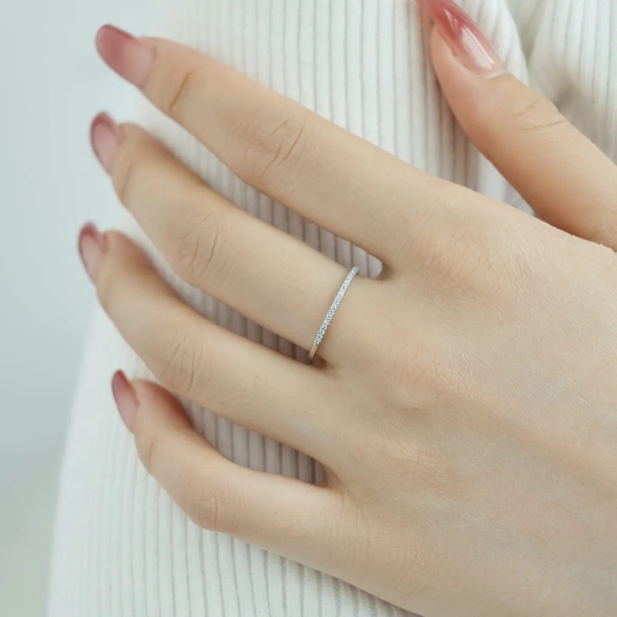 1mm Super Slim Eternity Ring