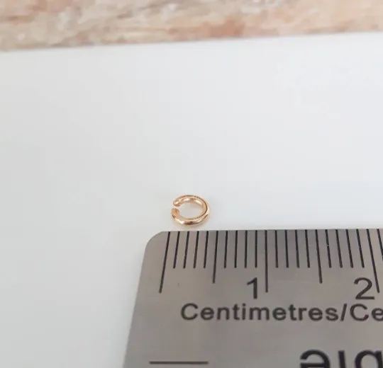 4.5 mm 18 Ga 14K Gold Filled Open Jump Ring / 10 Pieces