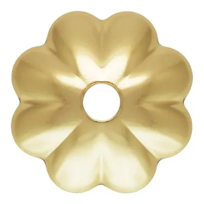 4mm 14K Gold Filled Flower Bead Cap / 10 Pieces