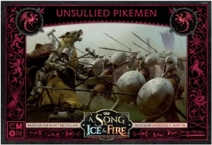 A Song of Ice and Fire: Tabletop Miniatures Game â€“ Unsullied Pikemen | Miniature War Game | Strategy Game for Teens and Adults | Expansion Set | Ages 14  | for 2 or More Players | Made by CMON