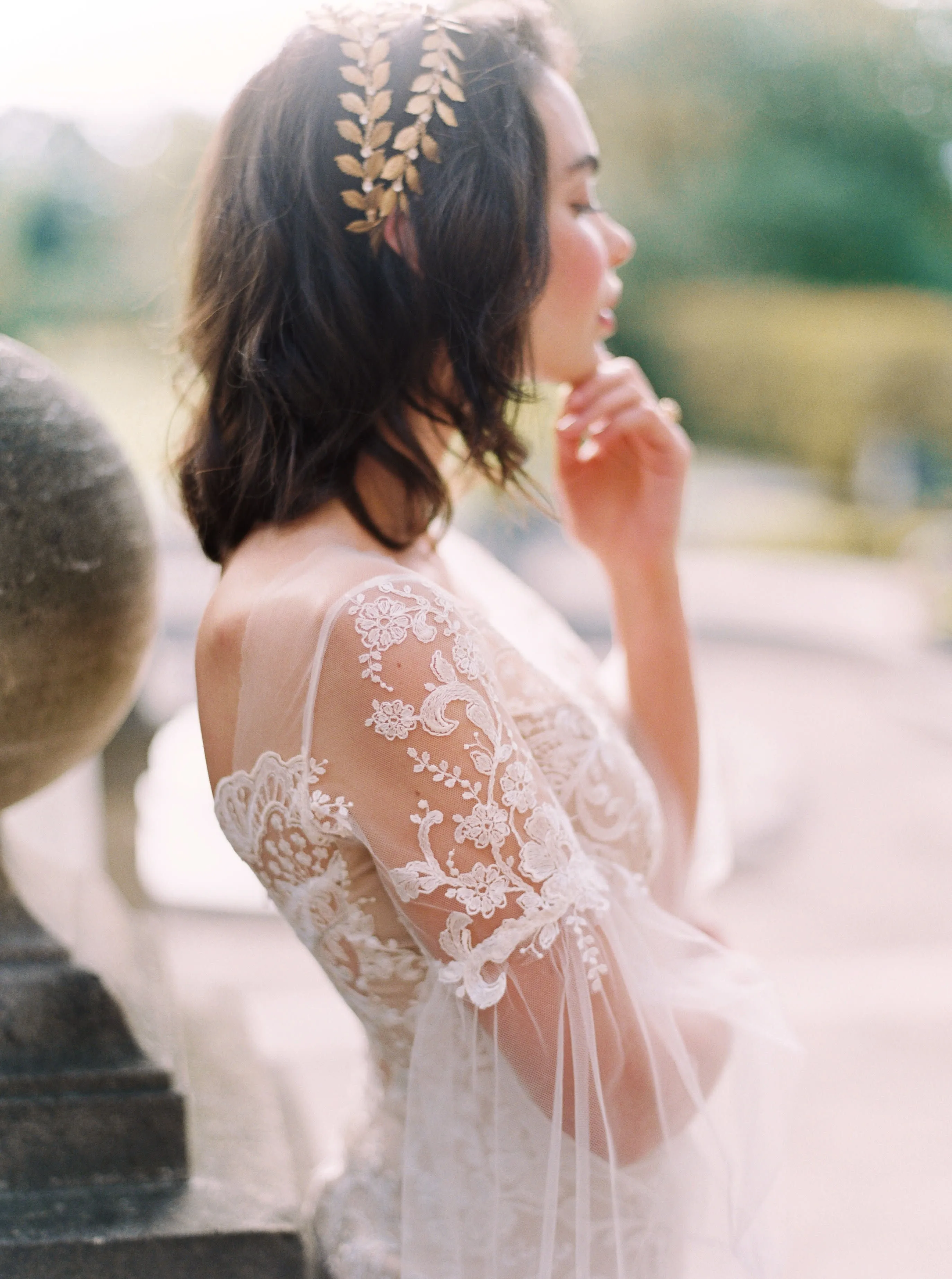 ALEXANDRIA | Gold Wedding Crown