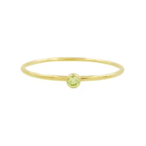 August Birthstone Ring