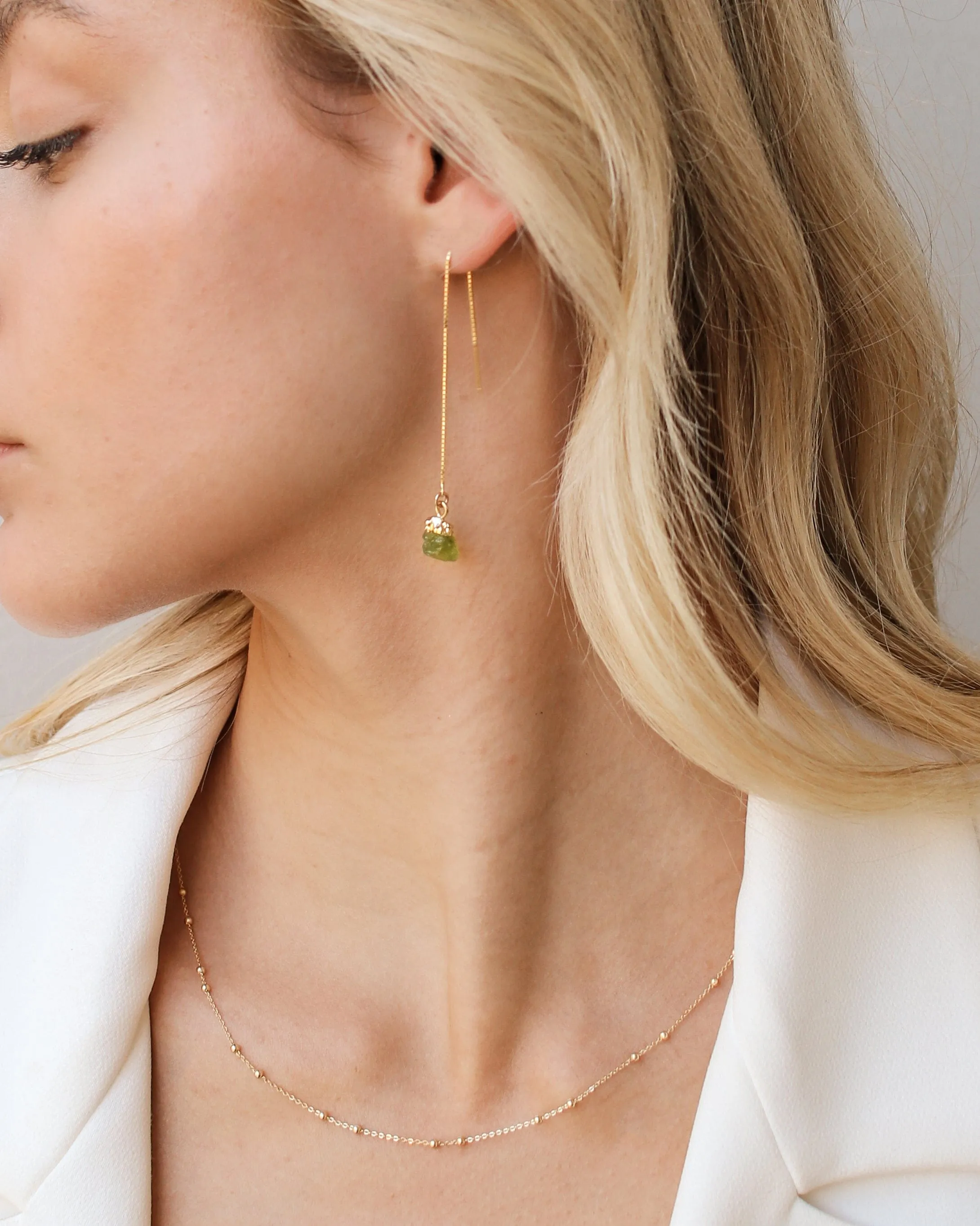August | Peridot Earrings