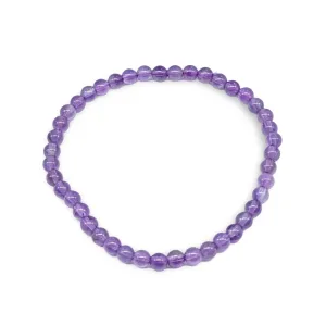 Bracelet - Amethyst - 4mm