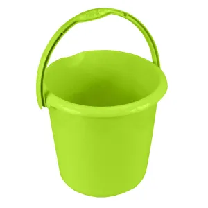 Bucket with Handle & Spout 13L Lime Green