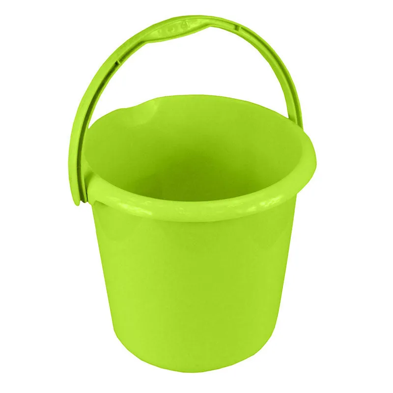 Bucket with Handle & Spout 13L Lime Green