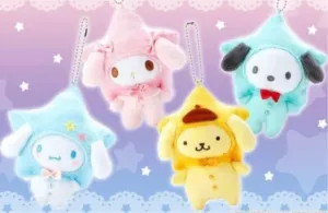 Cinnamoroll / Pochacco / My Melody/ Pompompurin Star Mascot/ Plush / Doll 10cm