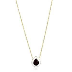 Diamond Smoky Topaz Pendant Necklace