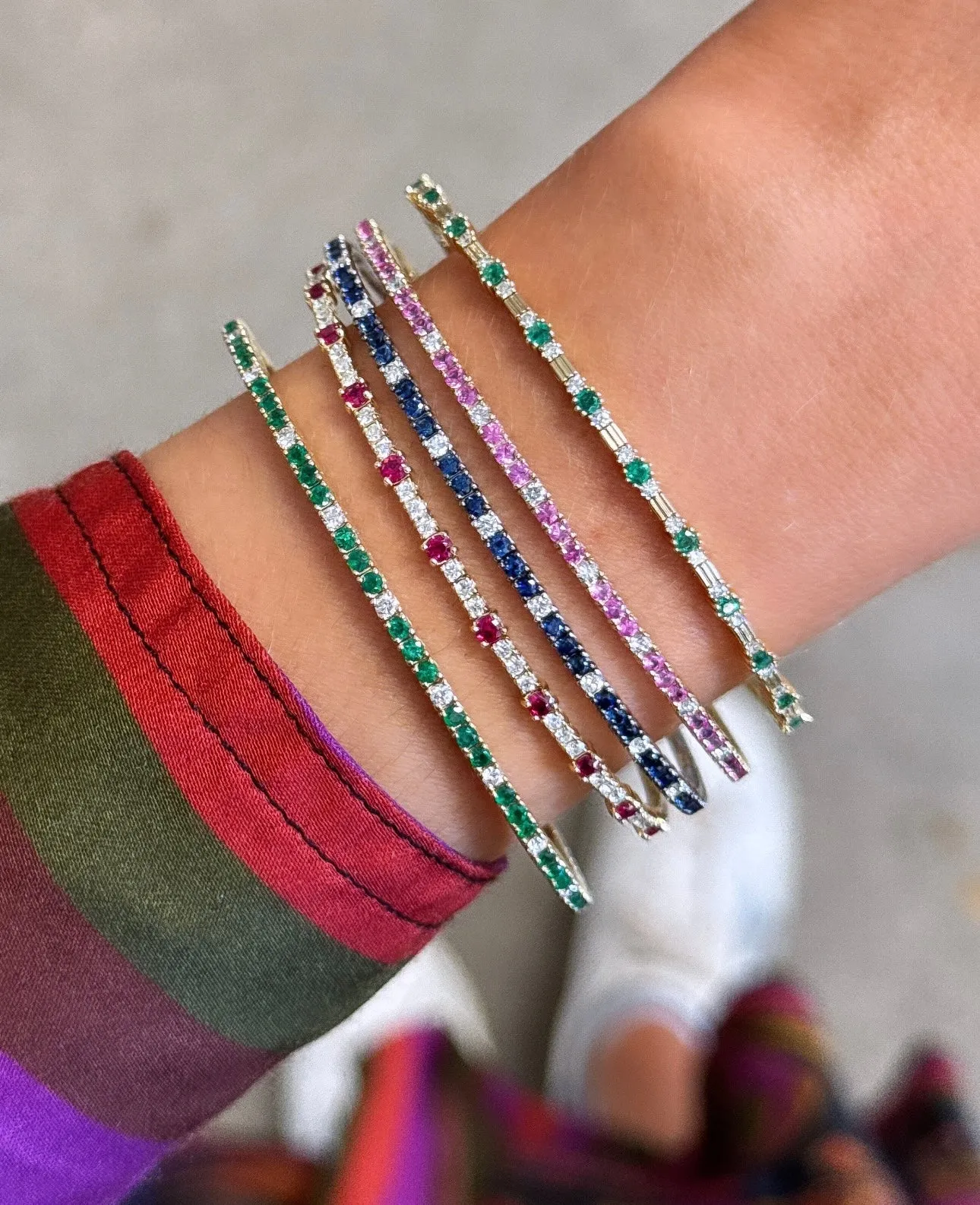 Emerald Station Flex Bangle