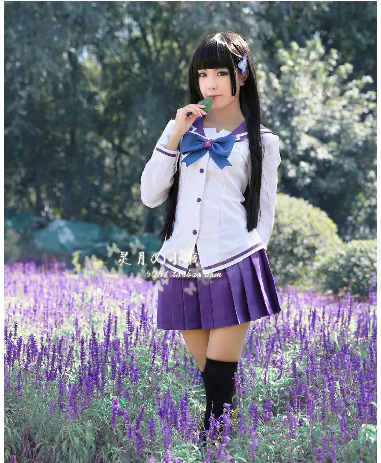 Girls School Uniform Headwear hairpin Hair Accessories Wig Outfit Rea Sanka Cosplay Costume