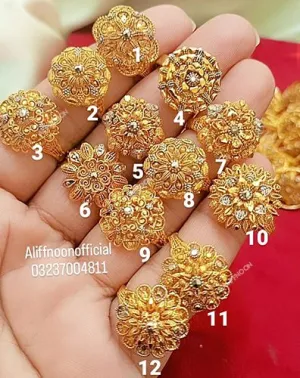 Gold Dipped Rings