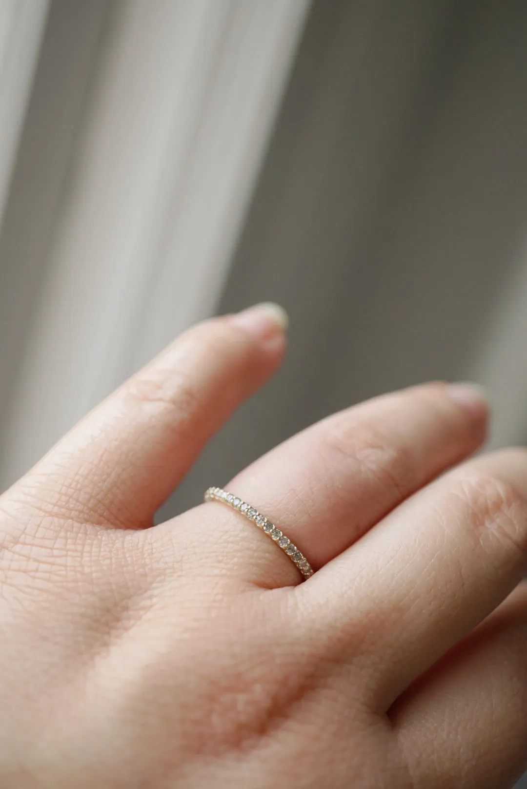 Leilah Ring - Salt and Pepper Diamonds