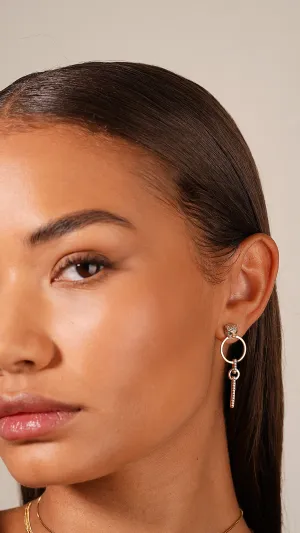 Maumau Drop Earrings 18K Gold Vermeil