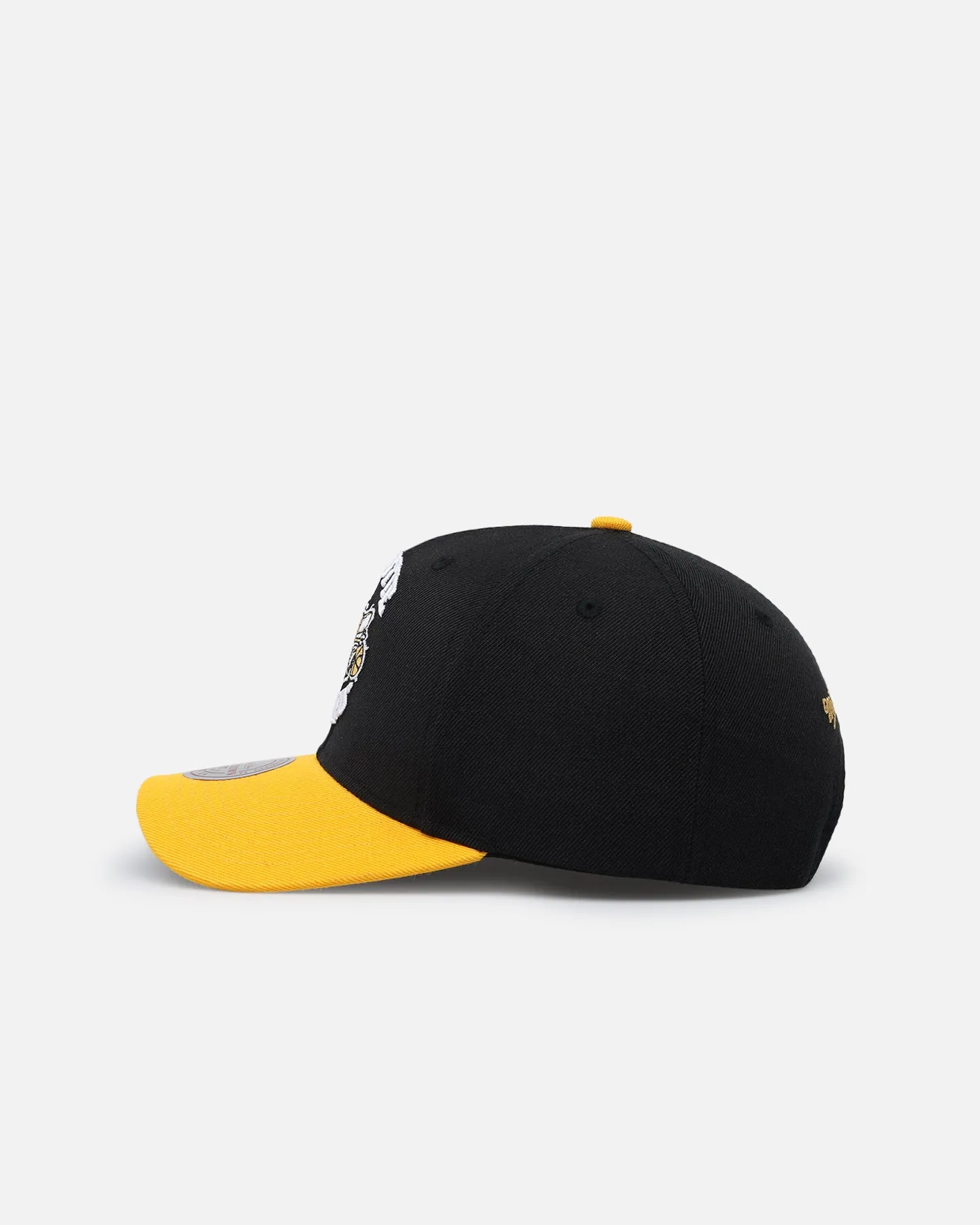 Mitchell & Ness Charlotte Hornets "Enter The Dragon" Pro Crown Snapback Black/Ochre