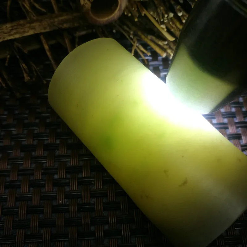 Natural Kunlun Jade Rough Nephrite Raw (128g,6X3cm)