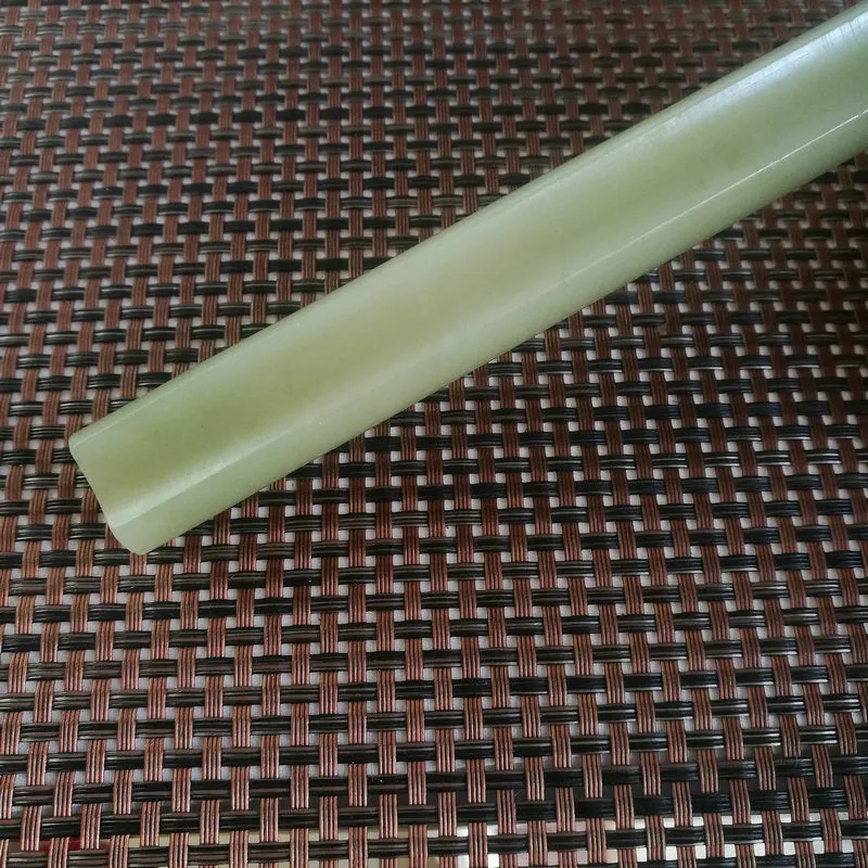 Natural Kunlun Jade Rough Nephrite Raw (135g,16.5X2X1.6cm)