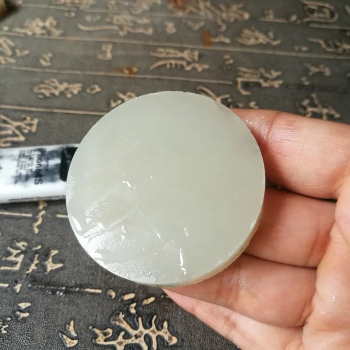 Natural Kunlun Jade Rough Nephrite Raw (57g, 4.9X1cm)