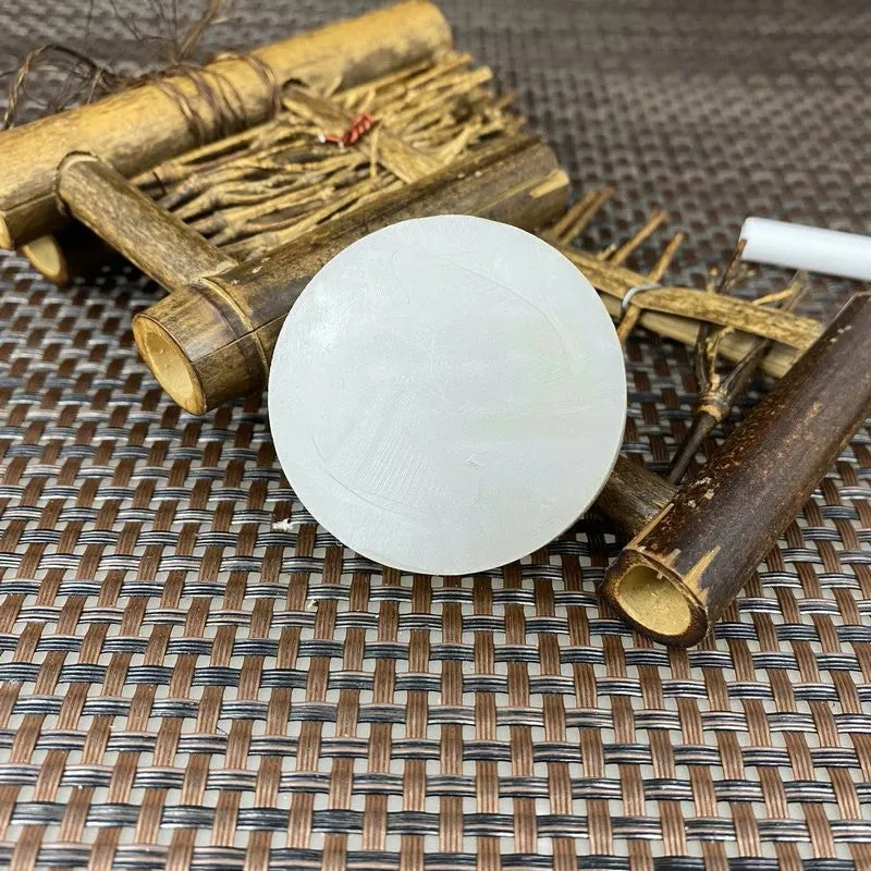 Natural Kunlun Jade Rough Nephrite Raw (61g,5.5X0.8cm)