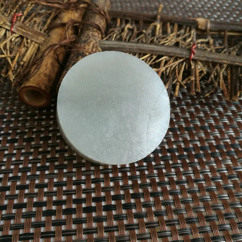 Natural Kunlun Jade Rough Nephrite Raw (83g,5X1.5cm)