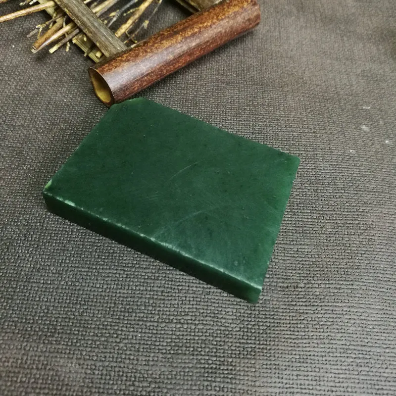 Natural Kunlun Jade Rough Nephrite Raw (89g,6X4.5X1.1cm)