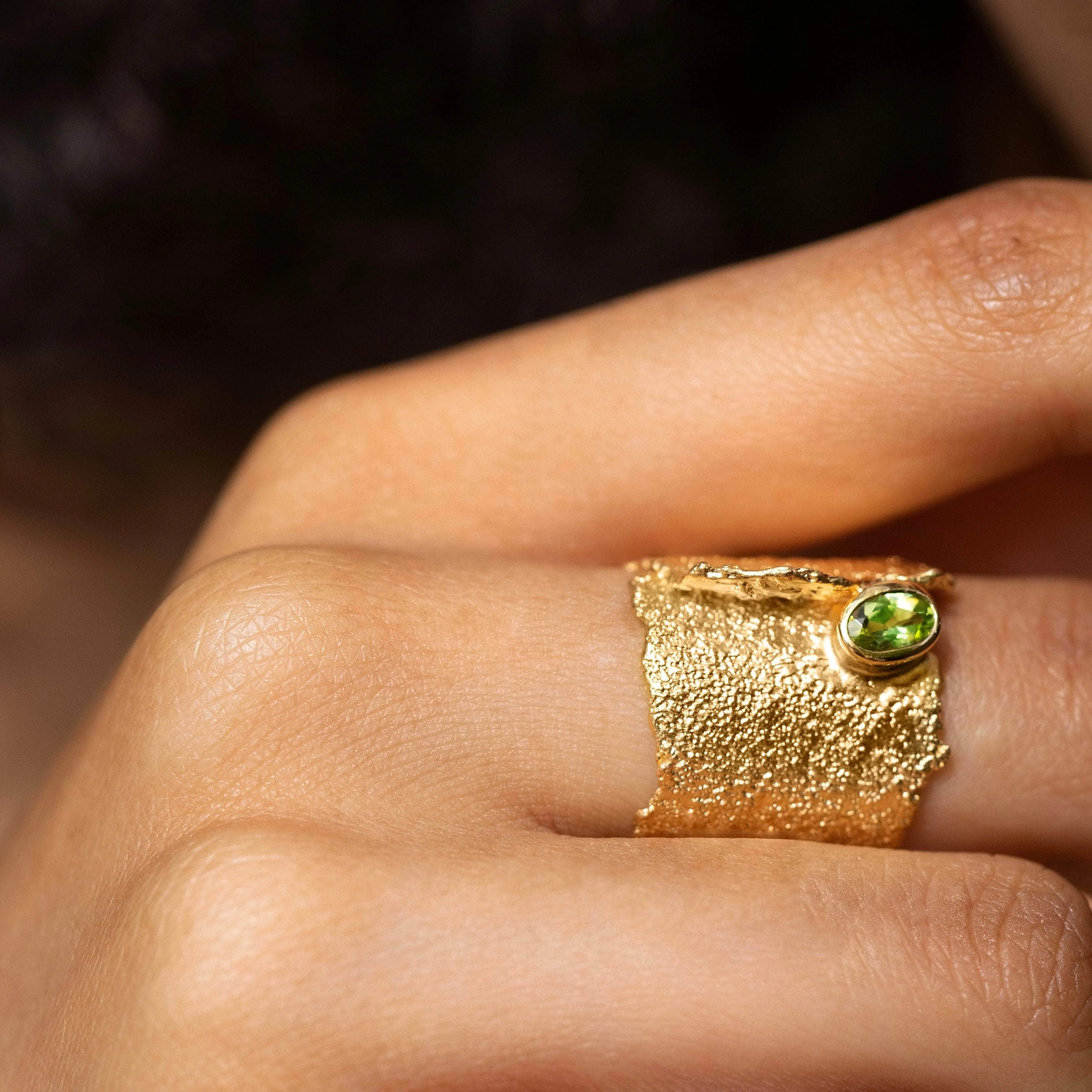 Otthild Peridot Ring
