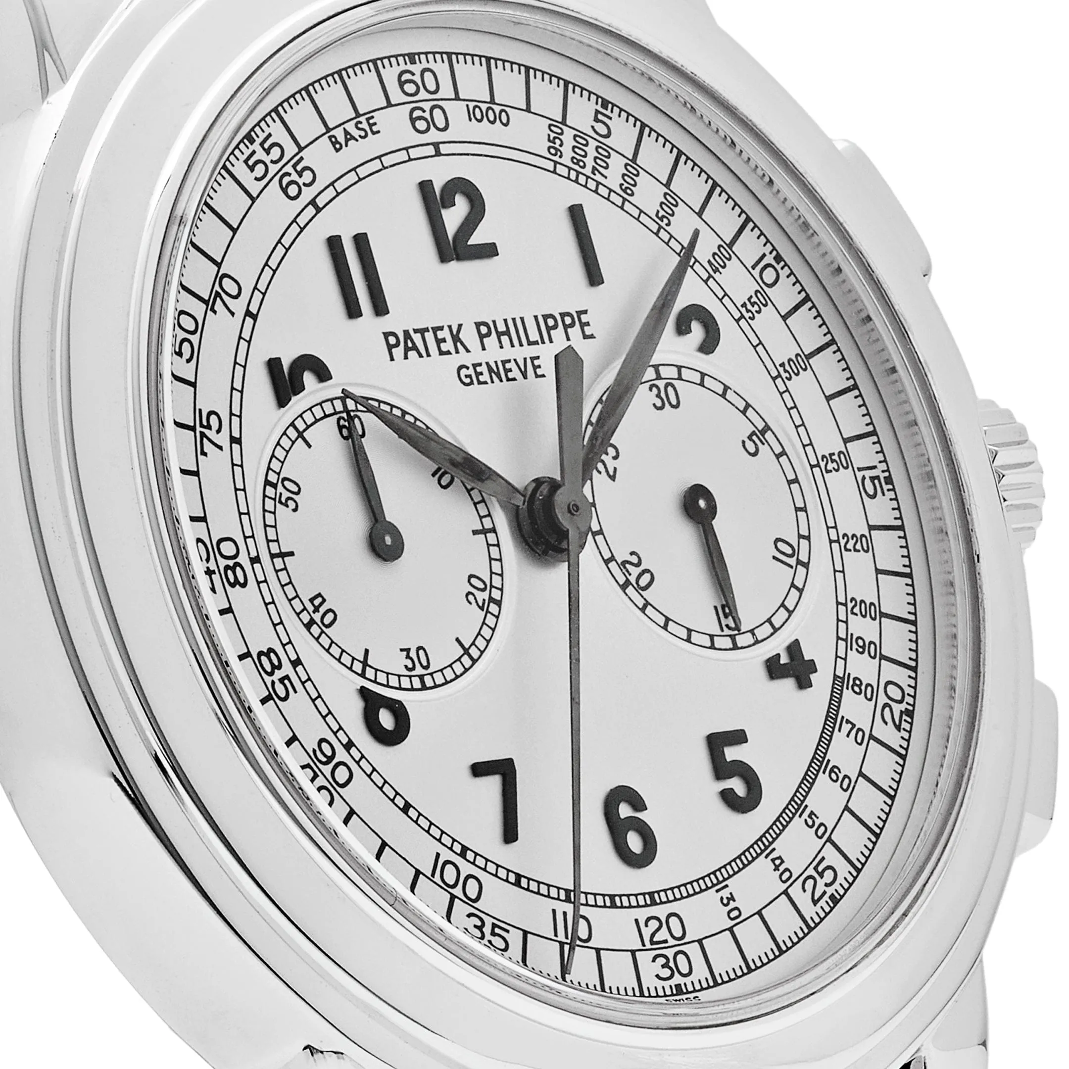 Patek Philippe Complications 5070G-001 Annual Calendar Chronograph White Gold Silver Dial (2005)