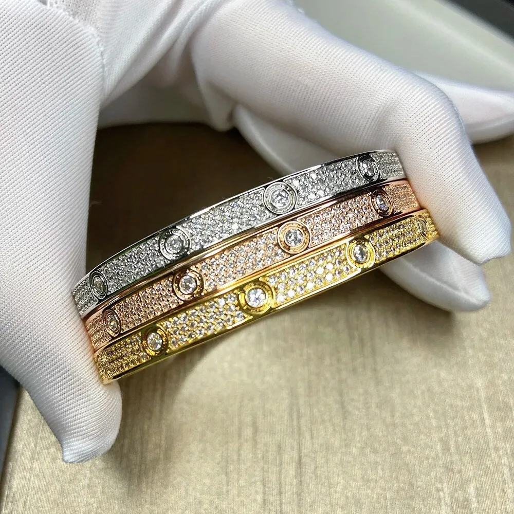 Popular Brand Products Screw Fashion Luxury Women Men's Bracelets Inlaid Fashion Party Classic Style Couple Bracelet
