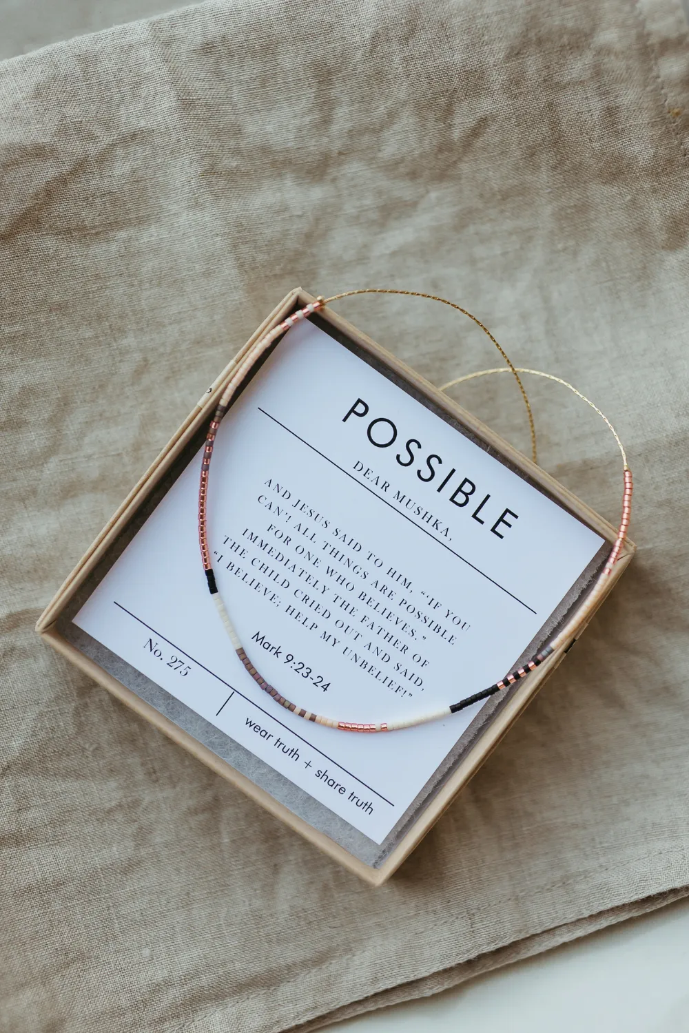 POSSIBLE · MARK 9:23-24