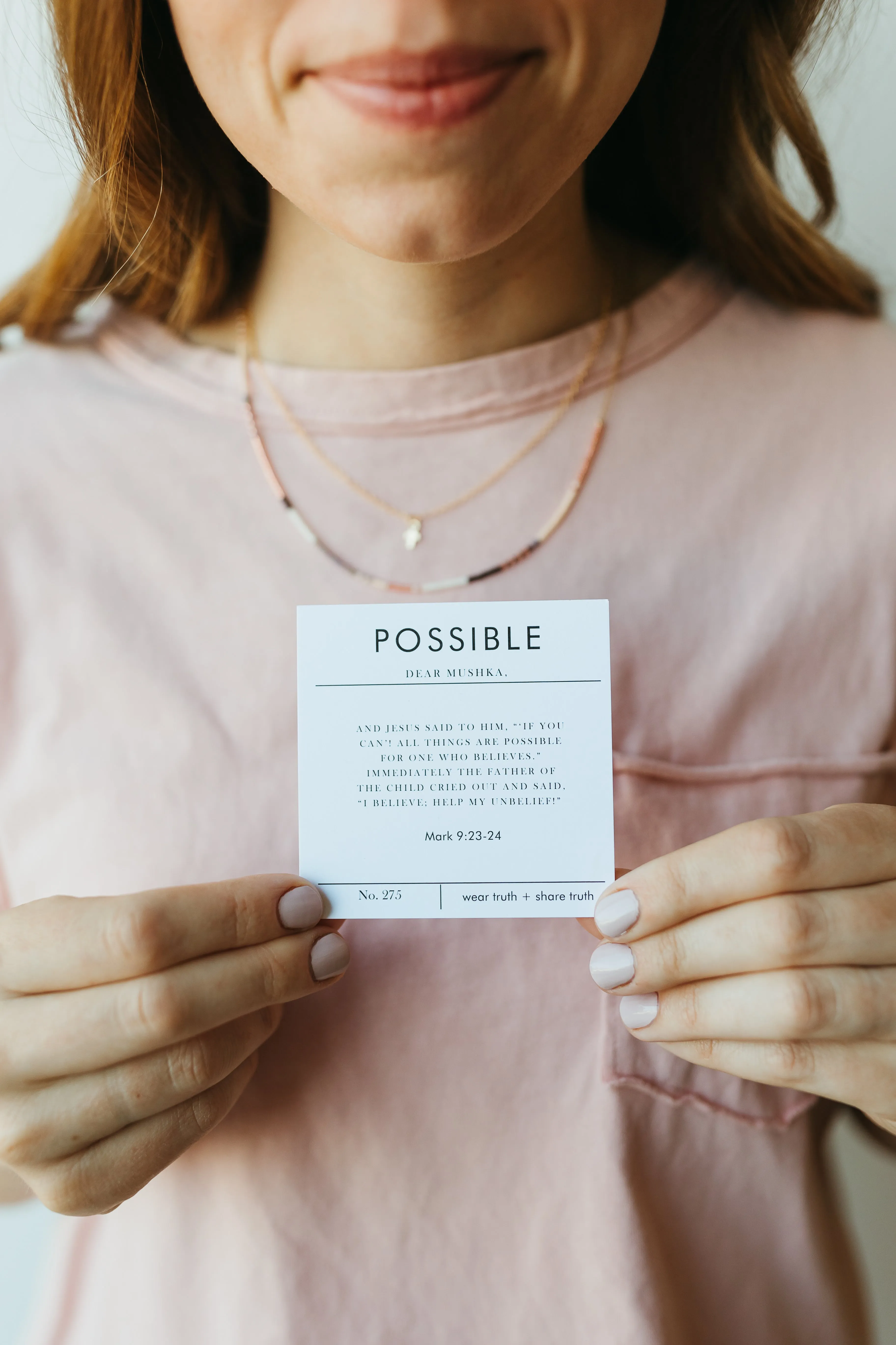 POSSIBLE · MARK 9:23-24