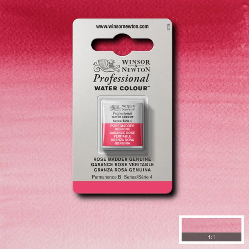 Professional Watercolour - Rose Madder Genuine