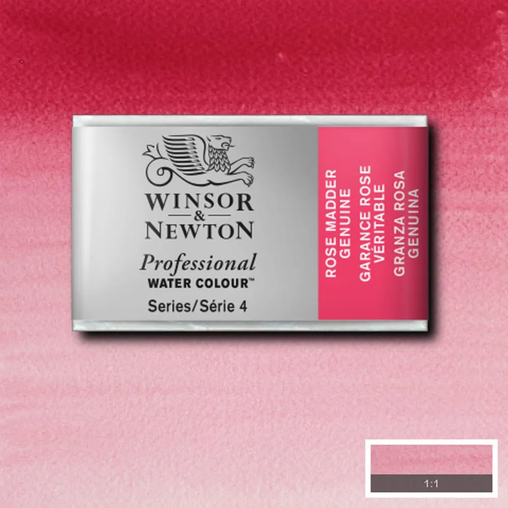 Professional Watercolour - Rose Madder Genuine