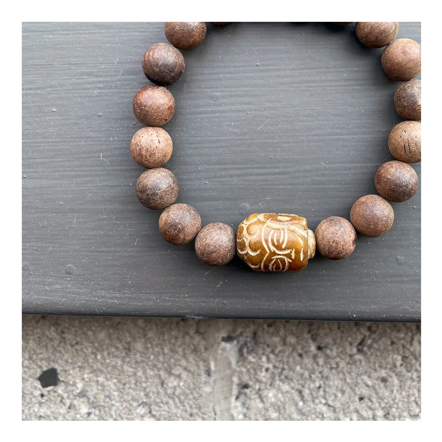 SANDALWOOD   JADE BUDDHA