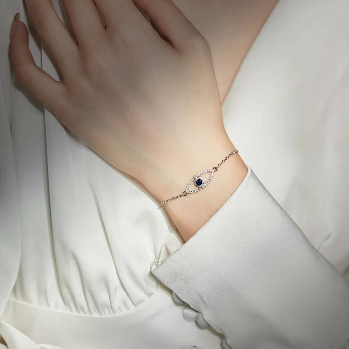 Sasha Bolo Evil Eye Bracelet