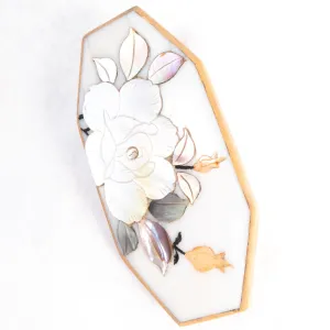 Shell Flower Brooch
