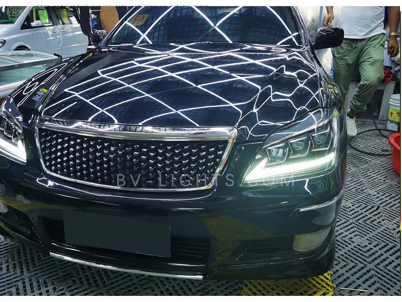 Toyota Crown 2005-2008 / Athlete (S180) / Royal GRS 184 12th Gen Modified LED headlight for  DRL full LED headlight